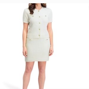 NWOTFrench Connection Cream Skirt Set